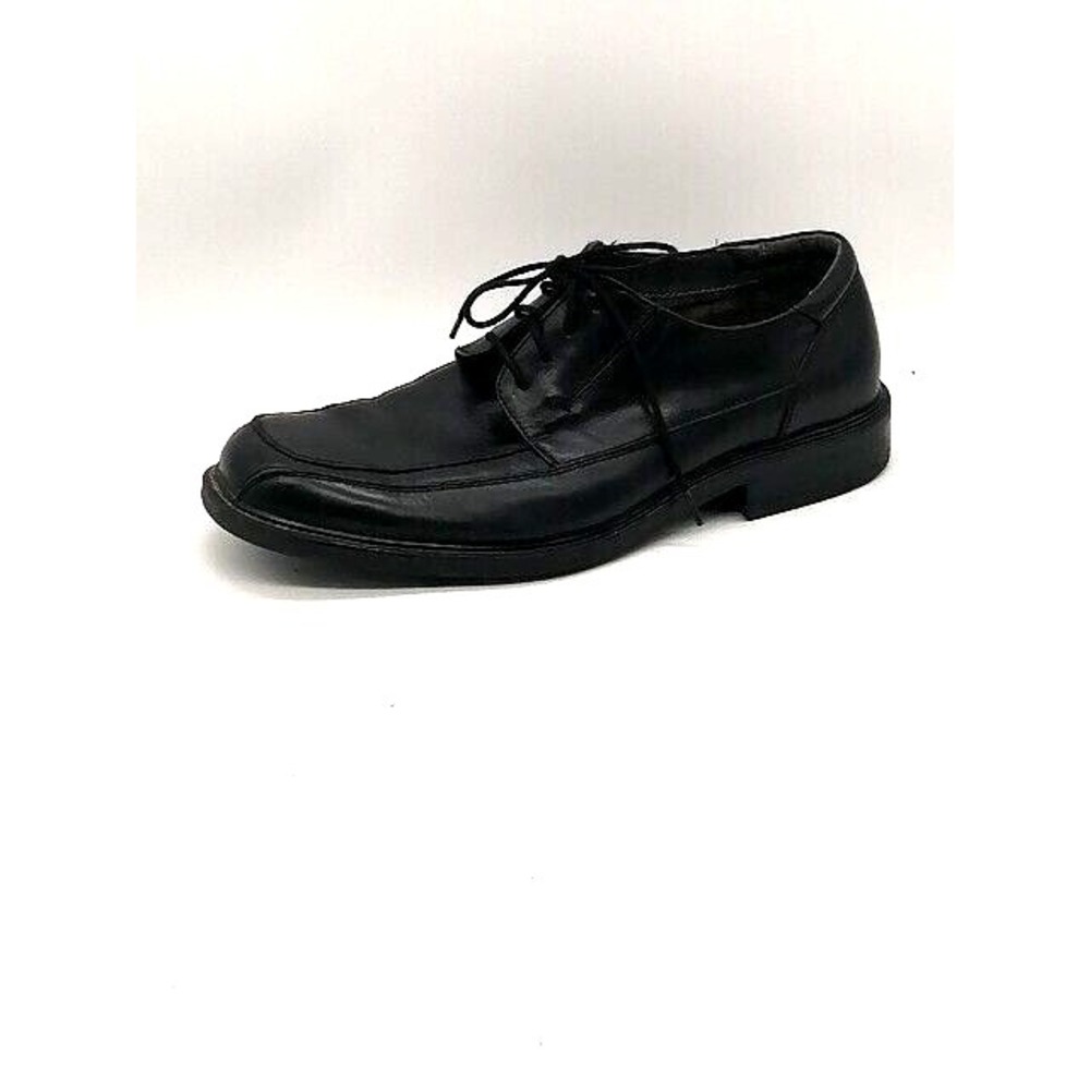 Dockers Mens Shoes Oxfords Black Leather Pro Style Lace Up Square Toe 12